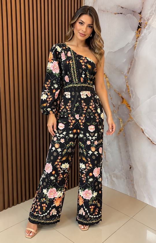 Macacão floral